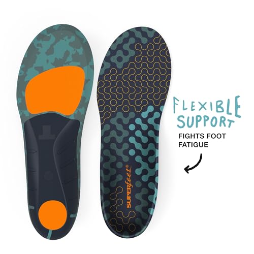 Image of Superfeet Run Cushion High Arch Insoles for Runners with High Arch Support - 2.5-4 Men / 4.5-6 Women
