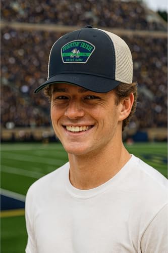 Gorra clásica Notre Dame con logo ajustable miniatura 3