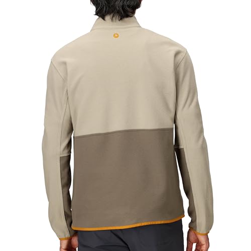 MARMOT Men's Rocklin Full-Zip Jacket - Classic, Warm, Lightweight 100-Weight Fleece Layer, Shale Grey/Claystone, Large2