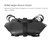 4L Motorcycle Crash Bar Bag, Universal Quick Release Tail Side Bag, Black Side Tail Bags for Travel