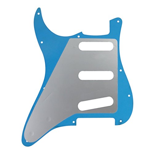 FLEOR SSS Pickguard avec plaque arrière / 52 mm (3 pièces) couvre-micros / bouton de commande 2T1V / embouts pour… - Les Beatles, Paul McCartney, John Lennon, RIngo Starr, George Harrison FLEOR SSS Pickguard avec plaque arrière / 52 mm (3 pièces) couvre-micros / bouton de commande 2T1V / embouts pour… – Image 5