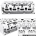 Hteedy Engine Cylinder Head w/Valves, Complete Engine Cylinder Head and Valves Kit For 2008-2016 Volkswagen VW Jetta Golf Audi A1 A3