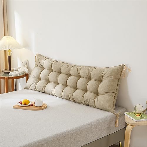 Morbuy Sunlounger Cushions Replacement with Top Cover Thick, Garden Bench Cushion Sunbed Rocking Chair Cushion for Indoor Outdoor Garden Patio (150 * 50 * 10cm,Light Curry)