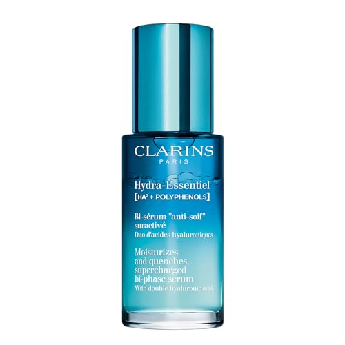 Clarins Hydra-Essentiel Rich Cream|Intensely Hydrating Moisturizer|60 Seconds to Plumper Skin*|Nourishes, Softens and Soothes|Double Dose Hyaluronic Acid|Very Dry Skin Type|1.7 Ounces