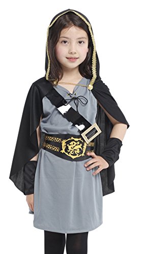 GIFT TOWER Déguisement Chevalier Ninja Assassin Samurai Halloween Carnaval Costume Cosplay Soirée Enfant Fille Garçon Size1