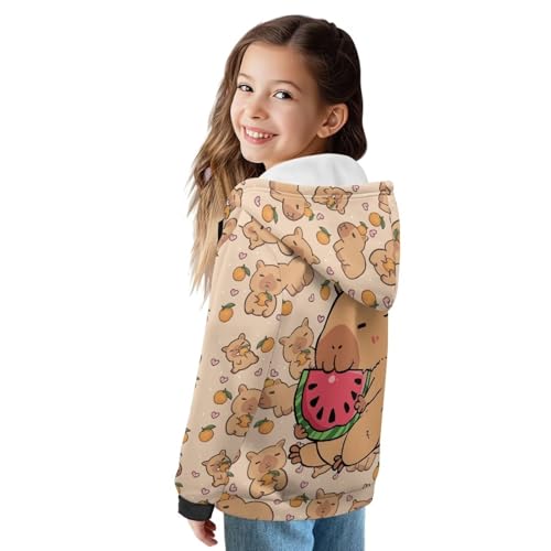 Kids Zip Up Hoodie Boys Girls Oversized Sweatshirt Lightweight Athletic Hoodies for 6-16Y2