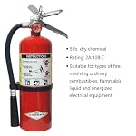 5lb ABC Dry Chemical Fire Extinguisher with Heavy Duty Vehicle Bracket - Image 4