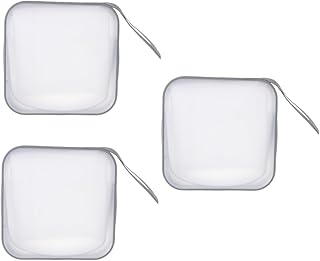 Homoyoyo 3Pcs 40 Carteira Protetora-Porta-Porta-Carteira-Protetor Automotivo Transparente Transparente Bolsa De Carro Álbum Preto Vcd Escritório Dvd Portátil/Vcd Plástico De Transporte