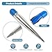 asdmm Boat Rope Splicing Spike FID with Plastic Handle, Marine Stainless Steel Accessories for Line Wire Dia (Medium 1/2