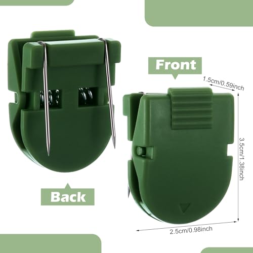 Image of Feifeiya 15 Pcs Cubicle Clips for Fabric Panels,Sage Green