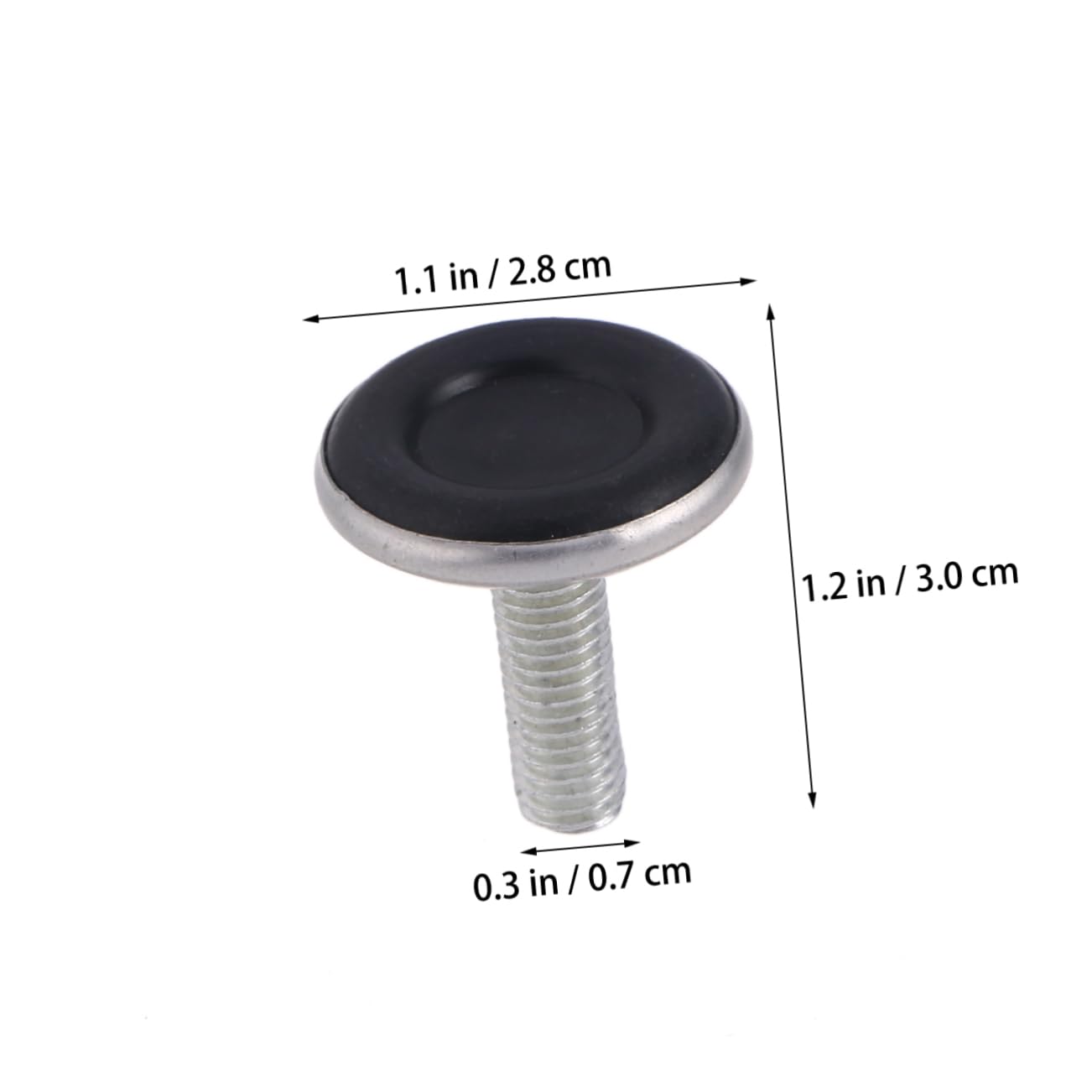 HOLIDYOYO Adjustable Leveling Feet for Table Legs 12pcs Screws Furniture Leveler Nut Polishing Grinding Vacuum Coating
