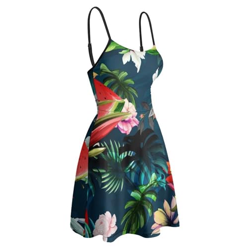 Robe d'été pastèque légère contre la chaleur des vacances