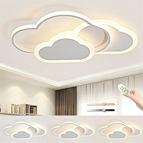 LED Light, Dimmable Remote Control 3000~6000K, Used in Living Room, Bedroom, Corridor and Children's Room (Size : 42cm) Cover