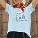 Sulayesh Christian Be The Light Shirts for Women Bible Verse Shirts Jesus Religious Faith Tshirts Inspirational Tees Tops (Light Blue,M)