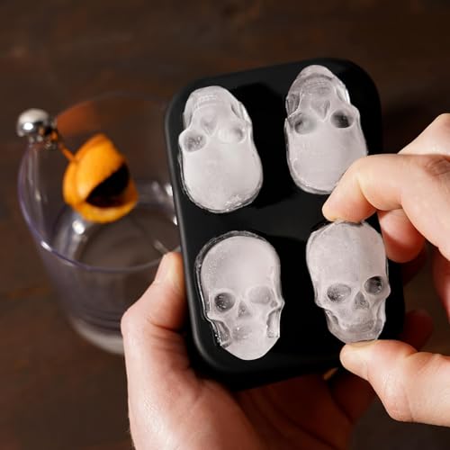 Molde de silicona para bolas de hielo 4 cavidades miniatura 4
