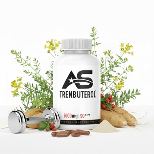 American Supps® PREMIUM Trenbuterol [90 Vegane Kapseln] - 2000mg - Tribulus, Maca & Zink - Extrem stark - Natural & Pflanzlich