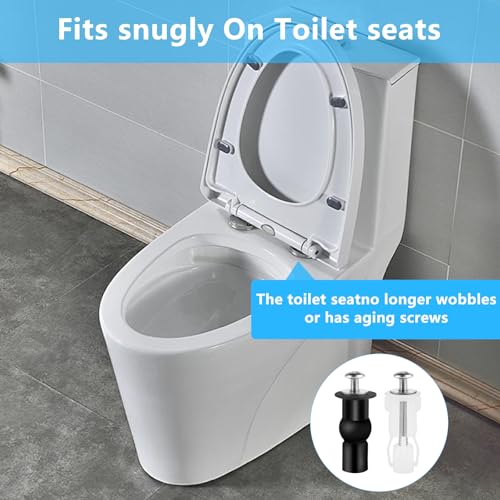 12 StkWC Sitz Befestigung von Oben, Universal Toilet Seat Replacement Parts, Toilettensitz Befestigungsbolzen