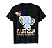 Autism Elephant Walking A Different Path T Shirt For Kids