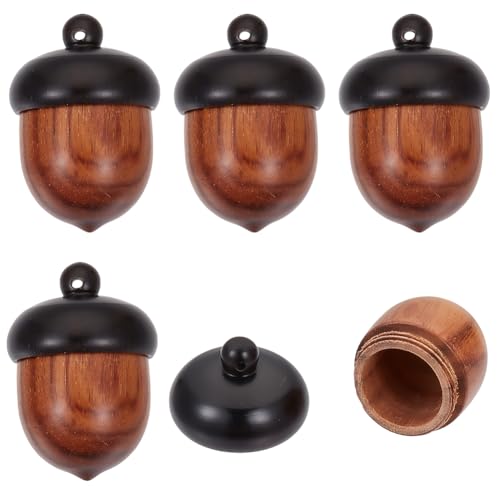 Pendentifs lisses en bois en forme de gland SUNNYCLUE accessoires bijoux de luxe