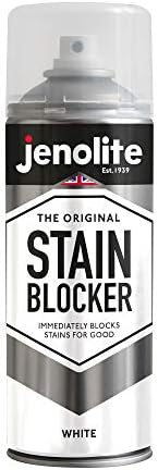 JENOLITE Stain Blocker Spray Paint | WHITE | Damp Seal Paint | White Stain Blocker Paint | Anti Mould Paint For Walls | Immediately Block Stains, Mould & Mildew for Good | Spray Paint | 400ml