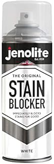 JENOLITE Stain Blocker Spray Paint | WHITE | Damp Seal Paint | White Stain Blocker Paint | Anti Mould Paint For Walls | Immediately Block Stains, Mould & Mildew for Good | Spray Paint | 400ml