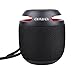 Aiwa BST-100 – Portable Bluetooth Speaker, 5 W, Waterproof IP66, Hands-Free, RGB Synchronised Light, Up to 8 Hours Playtime, USB-C, Compatible with Android/iOS/Windows – Black