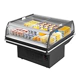 GGM Gastro | KTHC1112 | Kühltheke/Kühlinsel HELSINKI - 1150mm - mit 1 Glasschiebetür