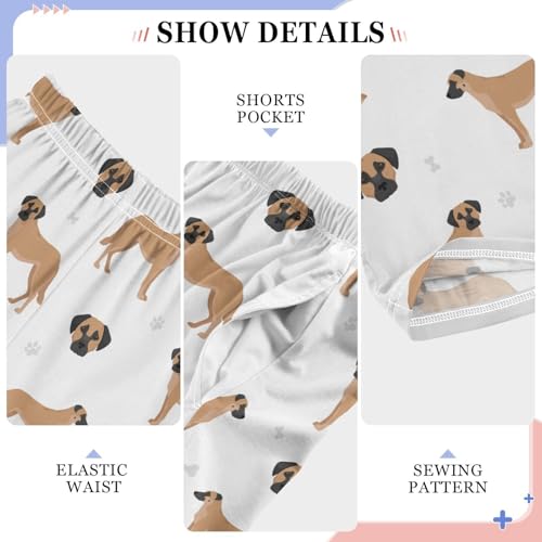 Boys' Pants Chinook Dogs Long Bottoms Jogger Pants Elastic Waist Trousers with Pockets S-XL4