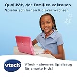 VTech Genio laptop edukacyjny XL różowy – komputer edukacyjny z dużym ekranem LCD o przekątnej 7" z dostępem do Internetu, programem tekstowym i wieloma treściami edukacyjnymi – dla dzieci w wieku