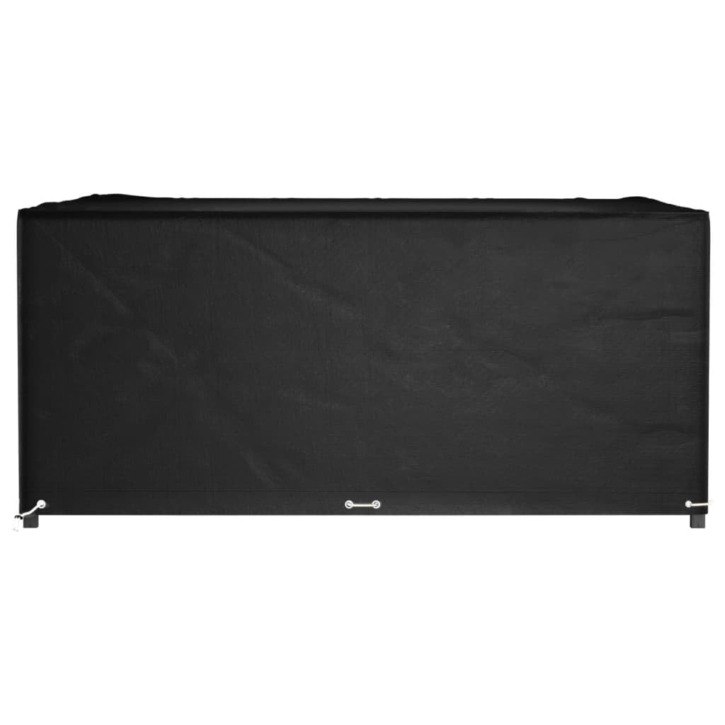 PE Gartenmöbel-Abdeckung 300x300x75 cm Quadratisch | 16 Aluminiumösen, Mit Seil, Leicht Zusammenfaltbar, Für Rattanmöbel