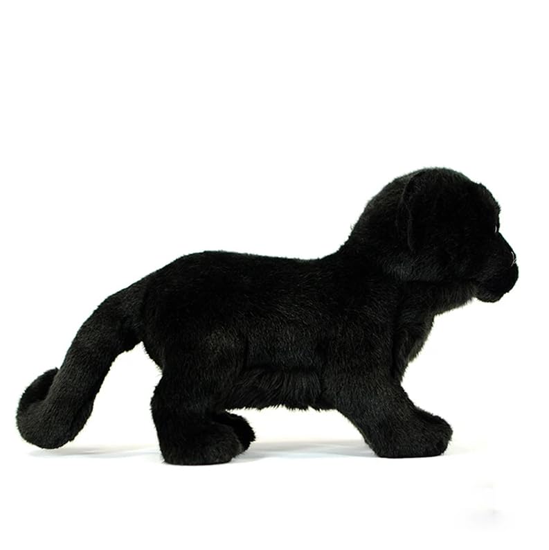 Simpatico Simulazione In Piedi Nero Leopardo Peluche Animale Giocattolo Morbido Animali Selvatici Leopardi Peluche Giocattoli Per Bambini Regali 28 cm Nero