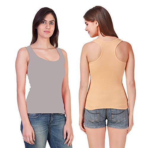 Image of Camisole Tank Top Vest Racerback Sando Camis for Women, Girls (Pack of 2)