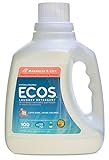 Earth Friendly Products ECOS 2x Liquid Laundry Detergent With Built in Softener, Magnolia & Lily, 100 Loads, 100-Ounce Bottle (Pack of 4)
