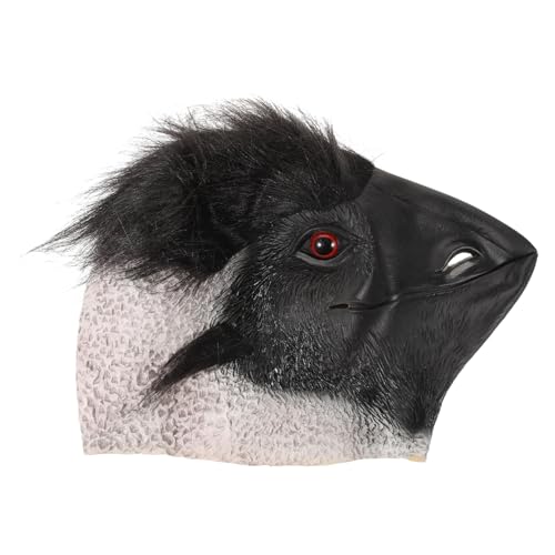 YYZTXF Ostrich Halloween Mascarilla Curiosa para Cosplay y Decoración de Halloween, Accesorio Atento a la Celebración