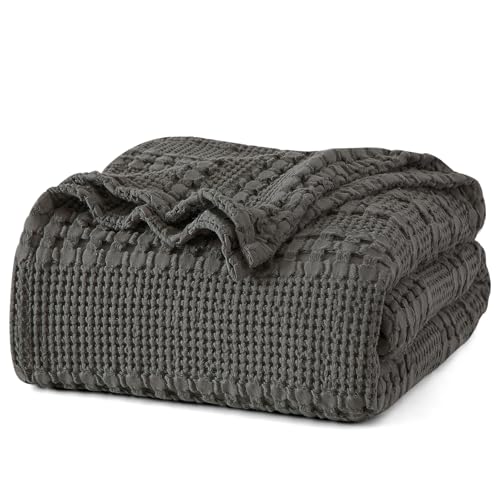 Facile manutenzione: la coperta in cotone PHF a nido d'ape è lavabile in lavatrice per una facile manutenzione. Ciclo delicato. Non candeggiare. Asciugare a bassa temperatura. Stirare a freddo se necessario. Non forma pelucchi, non si restringe o sbiadisce. I test di lavoro dimostrano che la coperta mantiene la sua forma e rimane come nuova dopo diversi cicli di lavaggio.