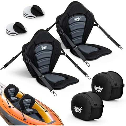 Trymaker Kayak Seat, Universal Kayak Seats with Back Support for Sit on Top, Adjustable Paddle Board Seat Sup Seat for Inflatable Cover