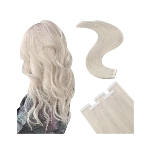 Extensions de cheveux à bandes adhésives lisses 100% naturels trame peau 50g 14 pouces
