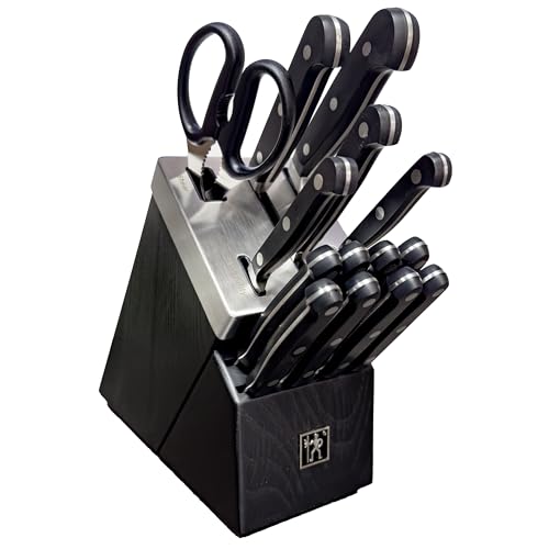 HENCKELS Classic Razor-Sharp 15-pc Self-Sharpening Knife Block Se...