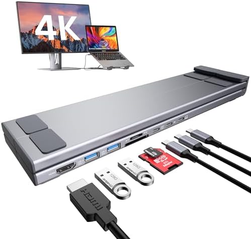 Amazon.com: Mukiya USB C Laptop Docking Station Stand, Dock Tablet ...