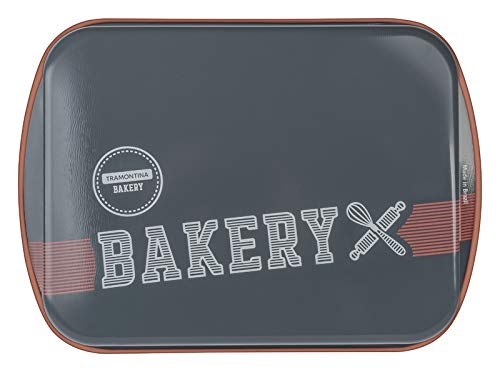 Assadeira Rasa Tramontina Bakery Tramontina Cinza