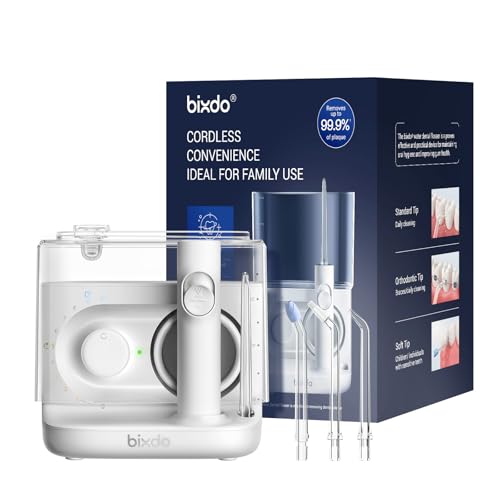 Hydropulseur sans fil pliable de 600 ml pour le voyage