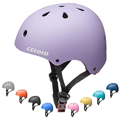 Image of Kids Bike Helmet,Toddler Skateboard Helmets for Ages 2-3-5-8-14 Years Boys Girls，Adjustable Multi-Sport Bicycle Skateboarding Football Roller Skating Scooter Rollerblade Balance Bike Helmet