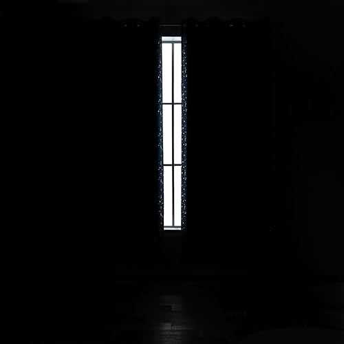 Vista 122 de Mangata Casa - Cortinas opacas para dormitorio, 2 paneles, cortinas térmicas para ventana, para sala de estar, cortinas que oscurecen. Azul marino