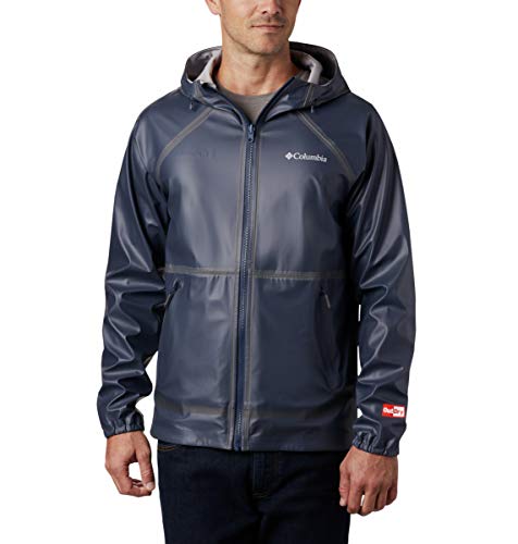 Columbia Men's Outdry Ex Reversible II Jacket, Collegiate Navy/Columbia Grey Heather, X-Large