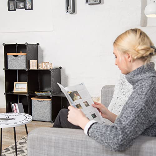 Steckregal Relaxdays mit 6 Fächern als vielseitiger Stauraum