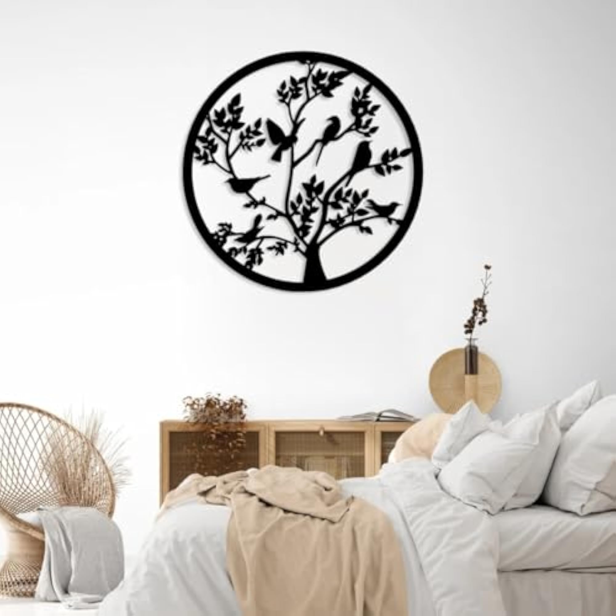 Tree of Life Metal Wall Art, Modern Home Decor