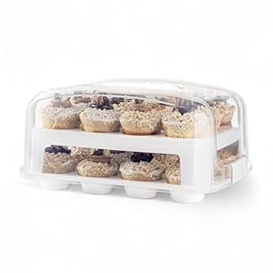 Mosjos R30-56557 Cupcake-Transportkiste für 24 Stück
