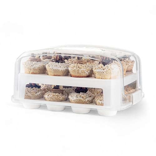 Mosjos R30-56557 Cupcake-Transportkiste für 24 Stück