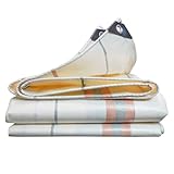 Œillets renforcés : dotée d'œillets métalliques élargis et renforcés le long de ses bords, cette bâche est exceptionnellement résistante à la rouille, à la déchirure et à l'usure. L'espacement par défaut des boutonnières est de 50 cm/20 pouces