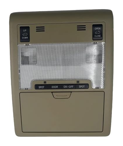 Lámpara de techo Land Cruiser LC200 que soluciona la falta de luz interior en la consola